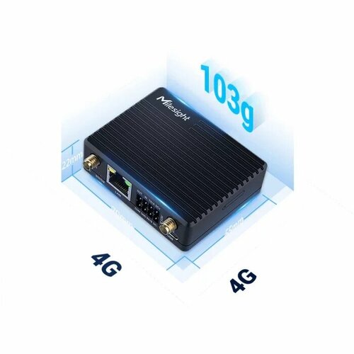 Milesight UR41-L08EU - Промышленный 4G LTE маршрутизатор для построения беспроводных распределенных систем M2M IoT 1999900₽