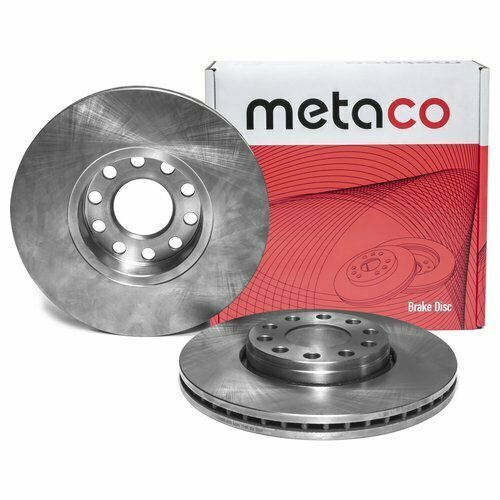 METACO 3050038 Диск тормозной передний вентилируемый 2шт