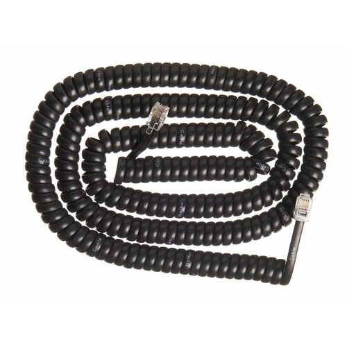 Шнур телефонный витой 4р4с 75 метра черный 51193 Netko 70₽