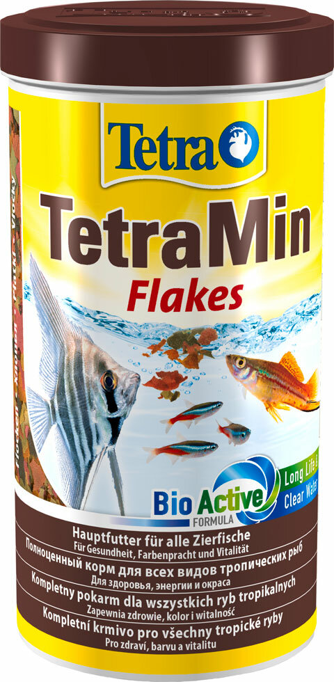 TETRAMIN FLAKES корм хлопья для всех видов рыб (100 мл х 2 шт)