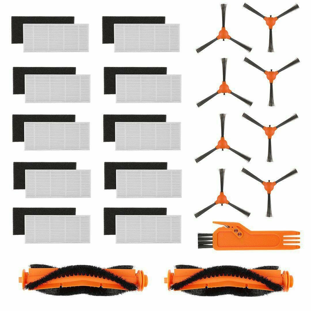 Kyvol Spare parts package Набор запасных частей (Боковая щетка: 8 шт, основная щетка:2 шт, фильтрующая губка: 10 шт, HEPA-фильтр: 10 шт, чистящая щетка: 1 шт.) - фото №1