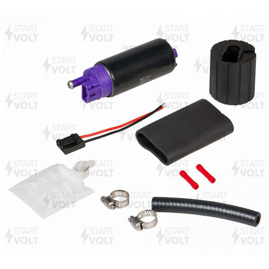 STARTVOLT SFP1301 Мотор бензонасоса унив. ан. GSS342 для а/м Subaru/Mitsubishi 255л/ч с устан. компл. (SFP 1301)