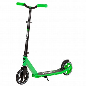 фото Самокат NOVATRACK Polis 160 PlasticNF, зелёный 160PNF. POLIS. GN22