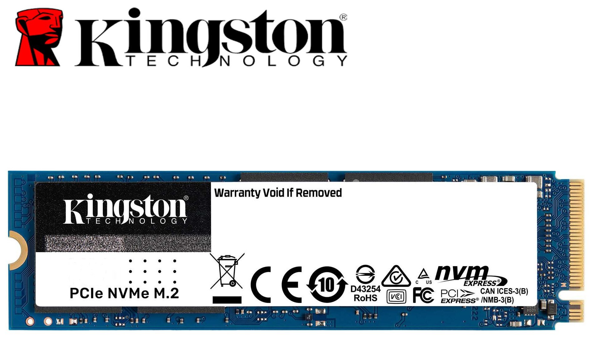 Твердотельный накопитель Kingston 1 ТБ M2 SKC3000S/1024G