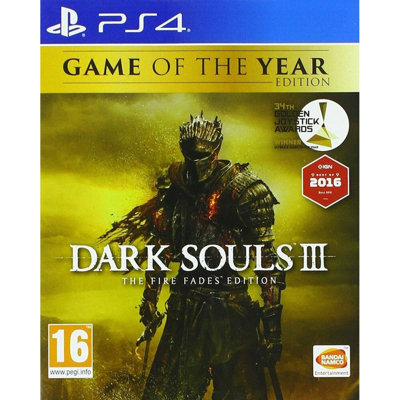 Игра для PlayStation 4 Dark Souls III. The Fire Fades Edition Game of the Year Edition (EN Box) (русские субтитры)