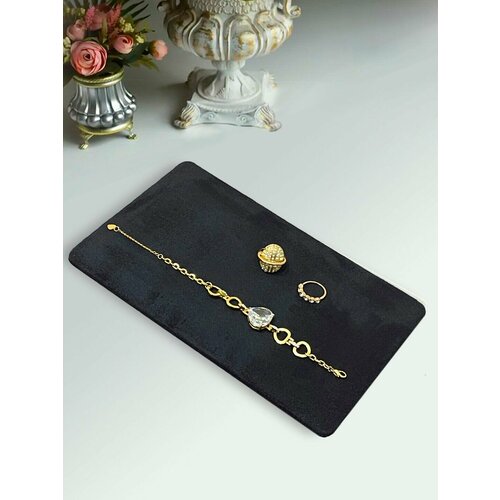 Подставка для украшений Контур-Центр, 15х0.9х24 см, черный