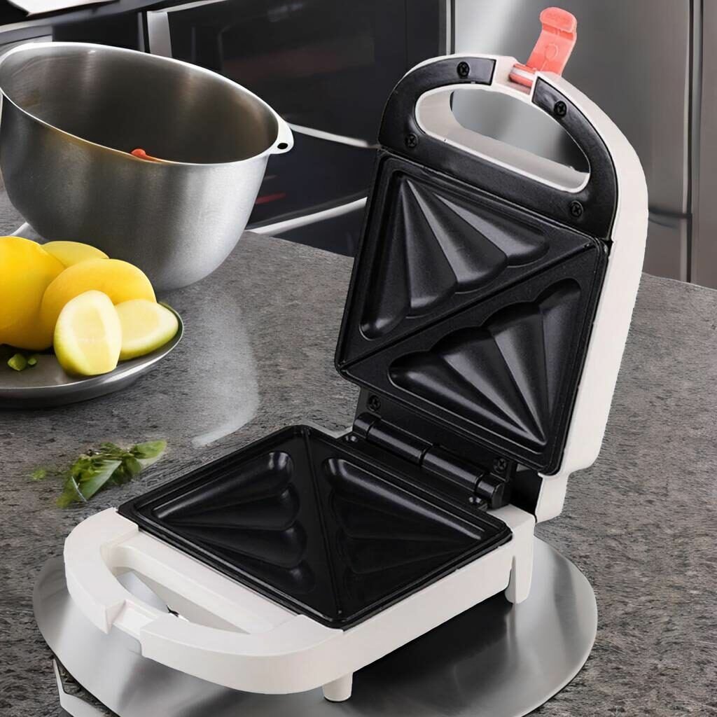 фото Сендвич-тостер на одну порцию 650Вт формы с антипригарным покрытием