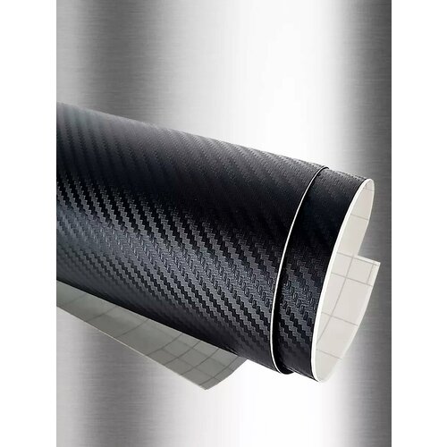 Пленка виниловая с эффектом 3D карбона 1210х300мм