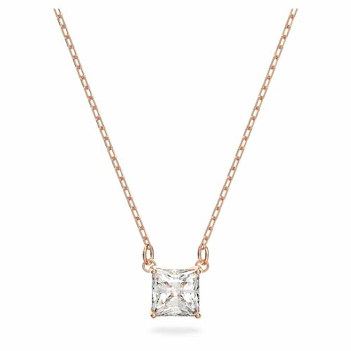 фото Колье swarovski, кристаллы swarovski, длина 38 см, золотистый