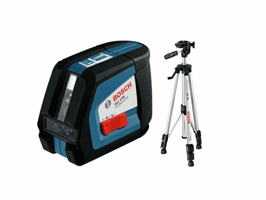 Лазерный нивелир GLL 2-50 штатив BS 150 Bosch 0601063105
