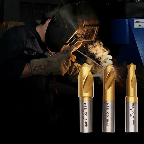 Набор сверл для точечной сварки APWIKOGER 3 шт. 6,5/8/10 мм