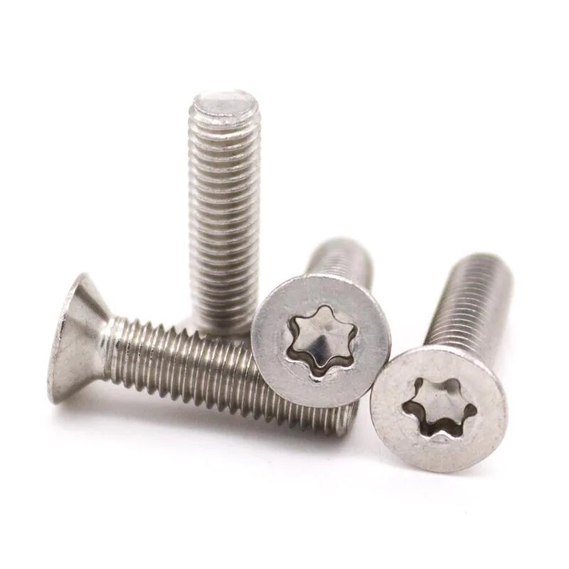 Шестилопастные винты из нержавеющей стали AXK DIY Supplies M2 50pcs 6mm