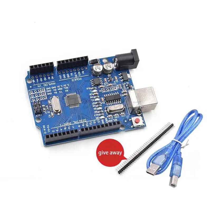 Плата Arduino UNO R3 Si Tai&SH, R3 SMD With line — фото 1