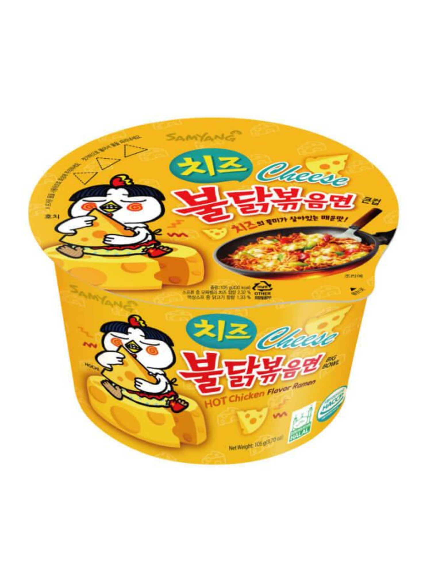 Лапша Samyang Острая курица с сыром 105 г
