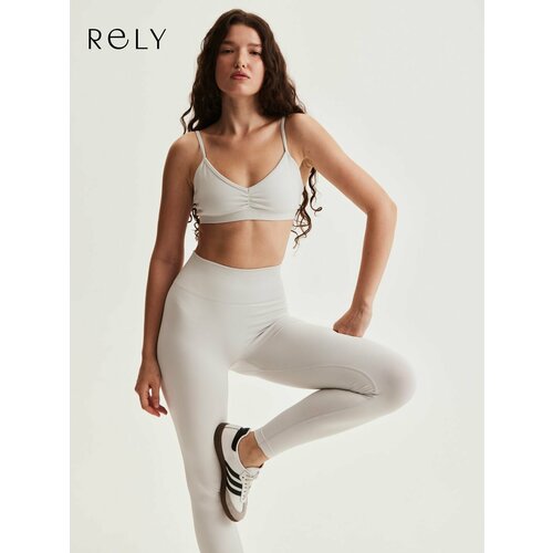фото Легинсы rely, размер m, серый