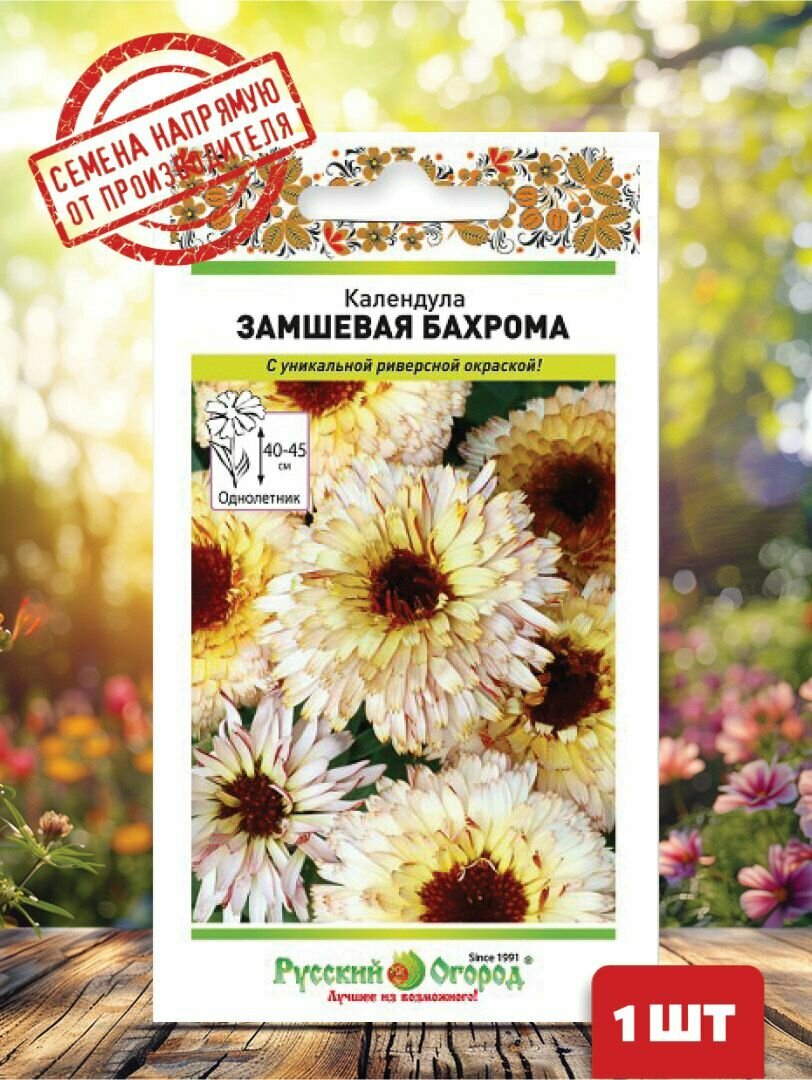 Календула Замшевая бахрома