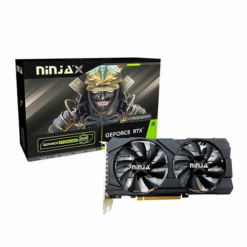 Видеокарта Ninja Sinotex RTX2060 SUPER 8GB GDDR6 256bit DVI DP HDMI 2FAN RTL 26133₽