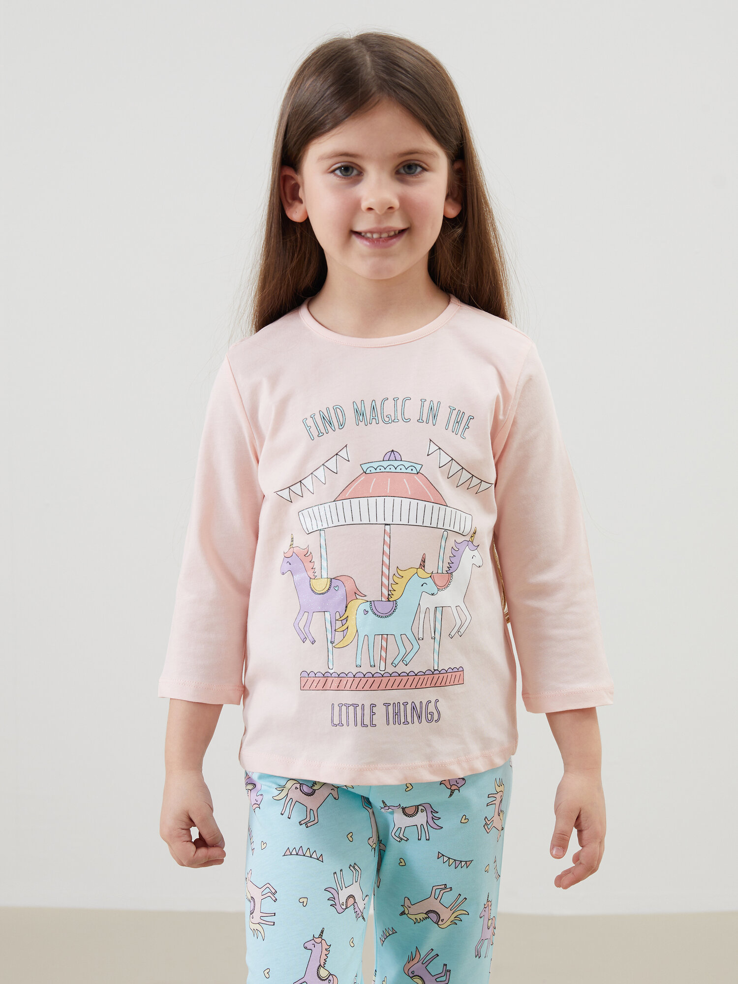 Пижама LC Waikiki, размер 5-6 лет, pink
