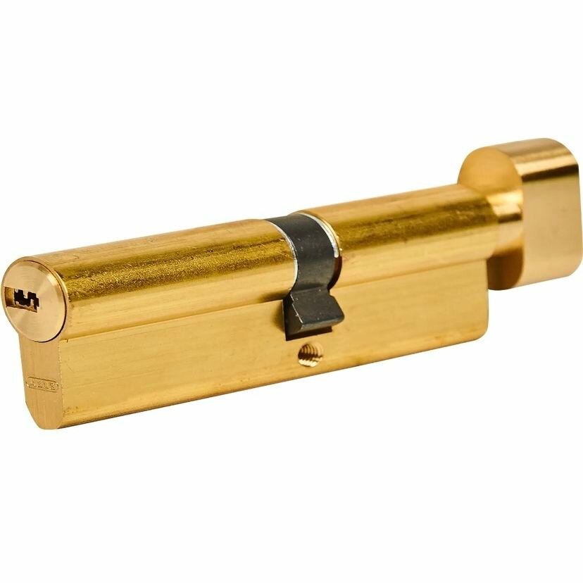 Цилиндр Abus KD6MM (50*40мм) форм-фактор ключ/вертушка цвет золото