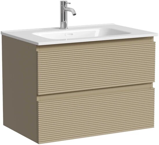 Тумба под раковину Sancos Folk FL70CP 69 см подвесная капучино матовый