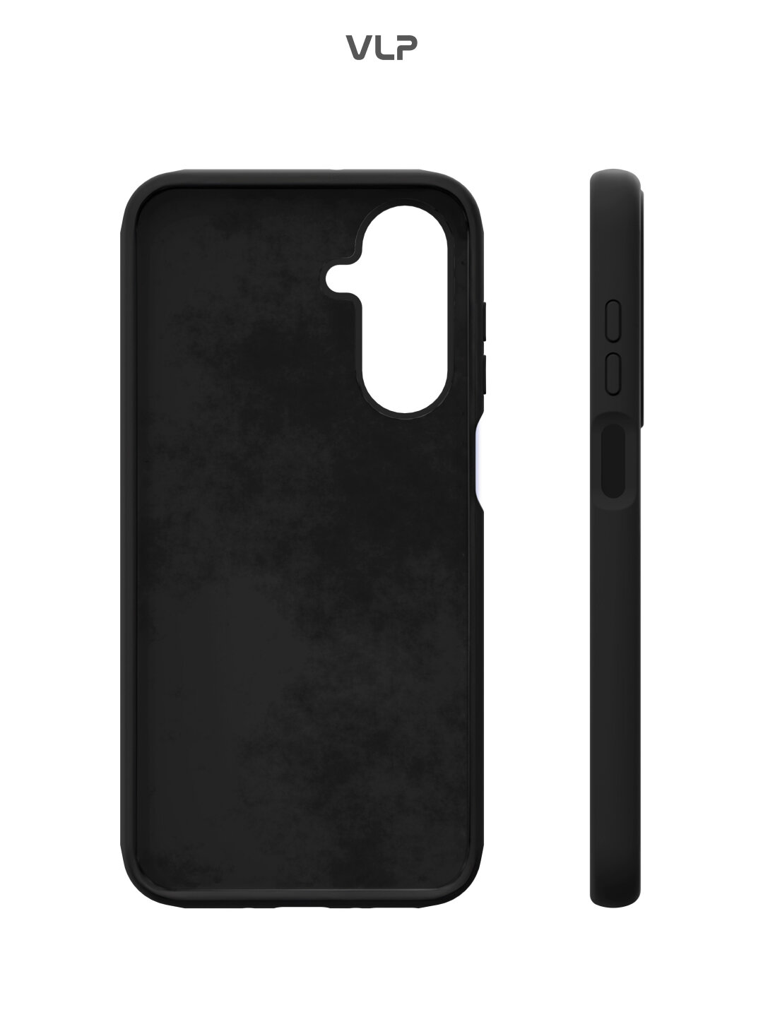Чехол-накладка VLP "Aster Case", для Samsung A26, силикон, черный — фото 1
