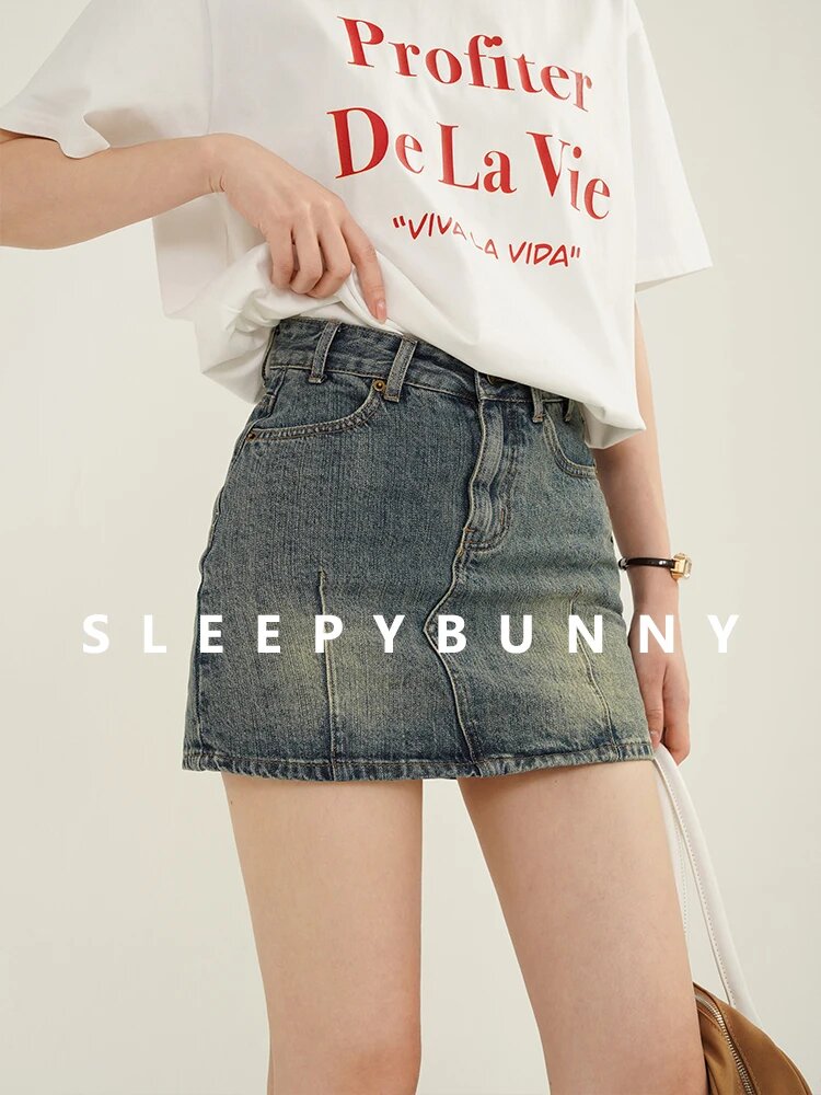 Юбка sleepy bunny  размер M  белый 