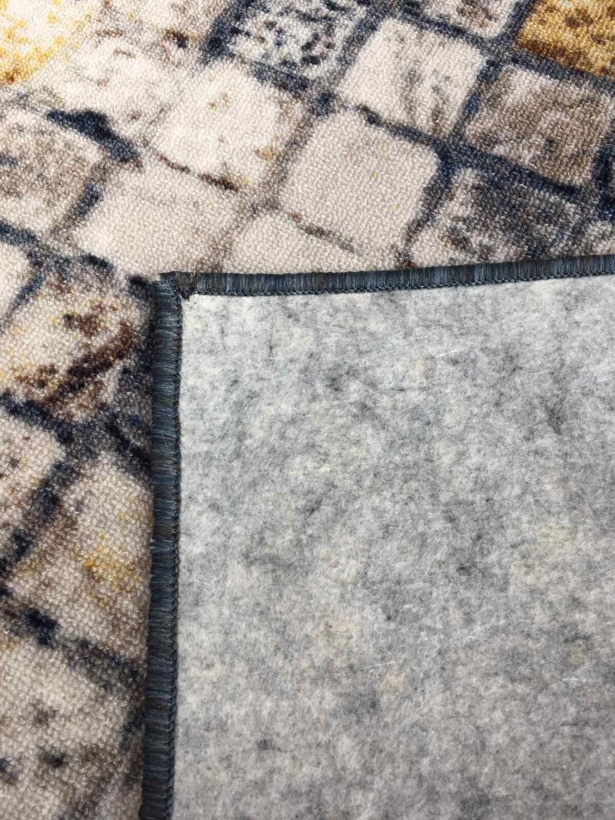 Ковровая дорожка на войлочной основе Carpet World "Madrid" , полиамид , микрофибра , искусственный войлок , 1.40x2.00м - фотография № 5