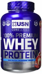 Протеин USN 100% Premium Whey Protein (2280 г) клубника