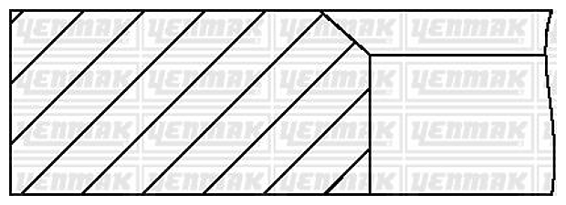 Кольца Двс Поршневые (К-Т На 1 Поршень) YENMAK арт. 9109874000