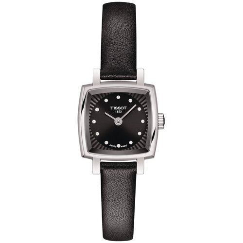 Наручные часы TISSOT T-Lady T058.109.16.056.00, черный, серебряный