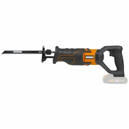 Аккумуляторная пила Worx WX500.9 0 коробка, 20 В сабельная аккумуляторная пила worx wx500