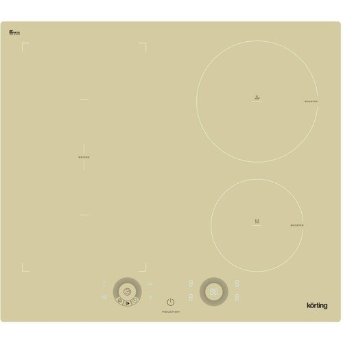Варочная панель Korting HIB 64760 BB Smart бежевая стеклокерамика 60 см 4 зоны нагрева пауза Stop Go таймер быстрый нагрев Twin Booster блокировка панели индикация остаточного тепла защитное отключение технология Smart Zone 61990₽