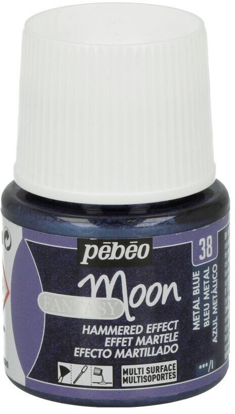 Краска Pebeo Fantasy Moon, с фактурным эффектом, 45 мл, синий металл