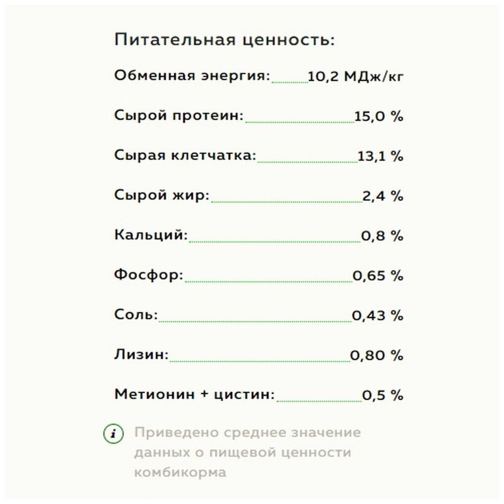 Комбикорм сытный для кроликов (10 кг.) - фотография № 3