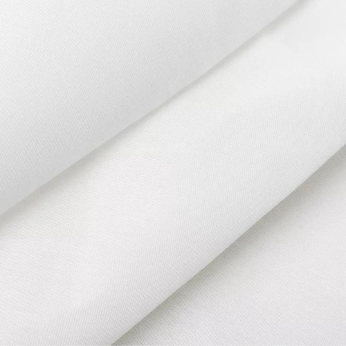 Ткань диагональ белая / диагональ костюмная хлопок 100% / отрез 9 метров
