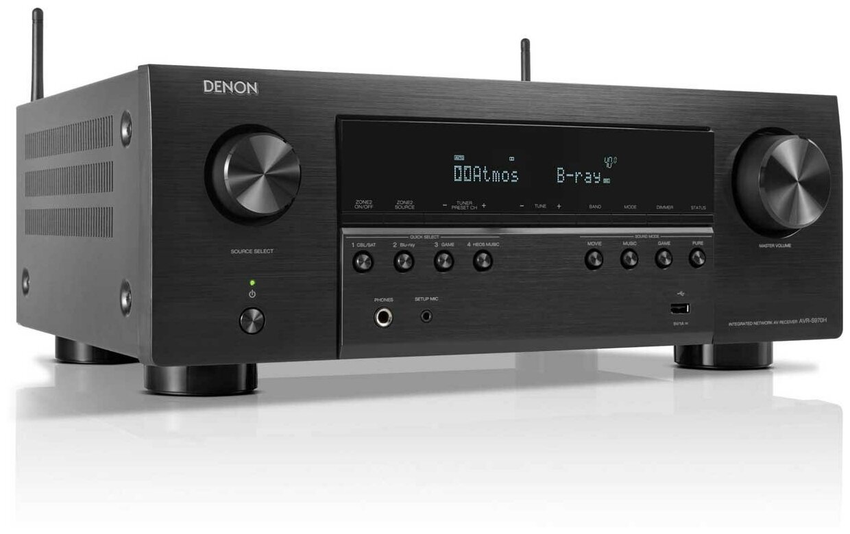 AV-Ресивер Denon AVR-S970H Black — купить в интернет-магазине по низкой цене на Яндекс Маркете