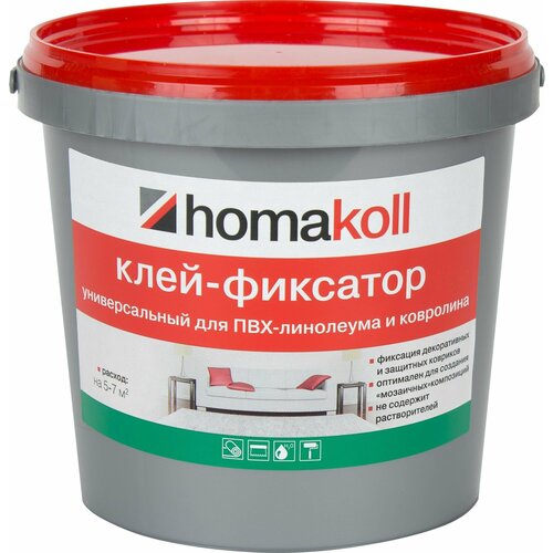 Клей-фиксатор для линолеума и ковролина Хомакол (Homakoll) 1 кг