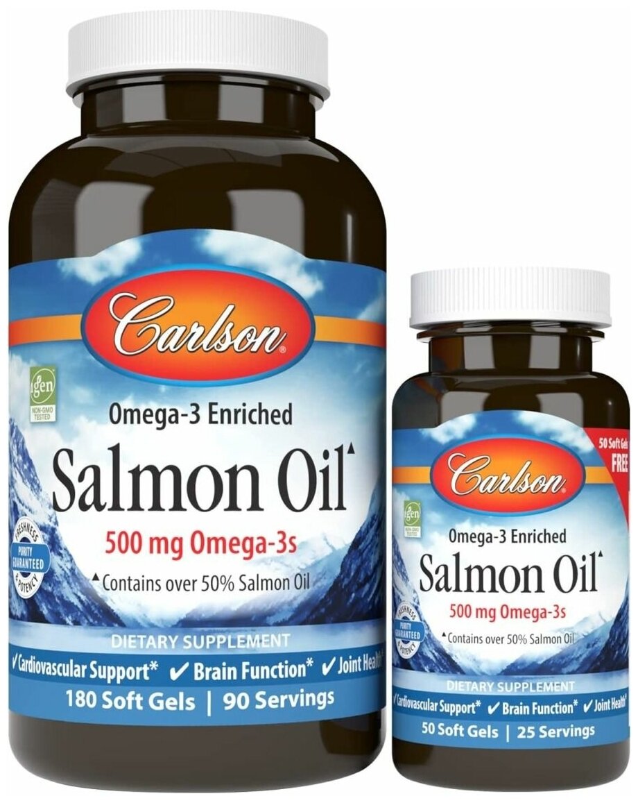 Norw Salmon Oil 180+50 SG