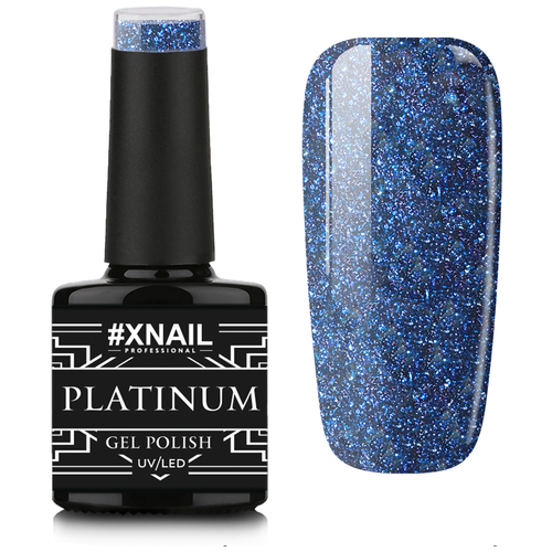 Гель лак XNAIL PROFESSIONAL Platinum жидкая фольга, для дизайна ногтей, 10 мл, № 8