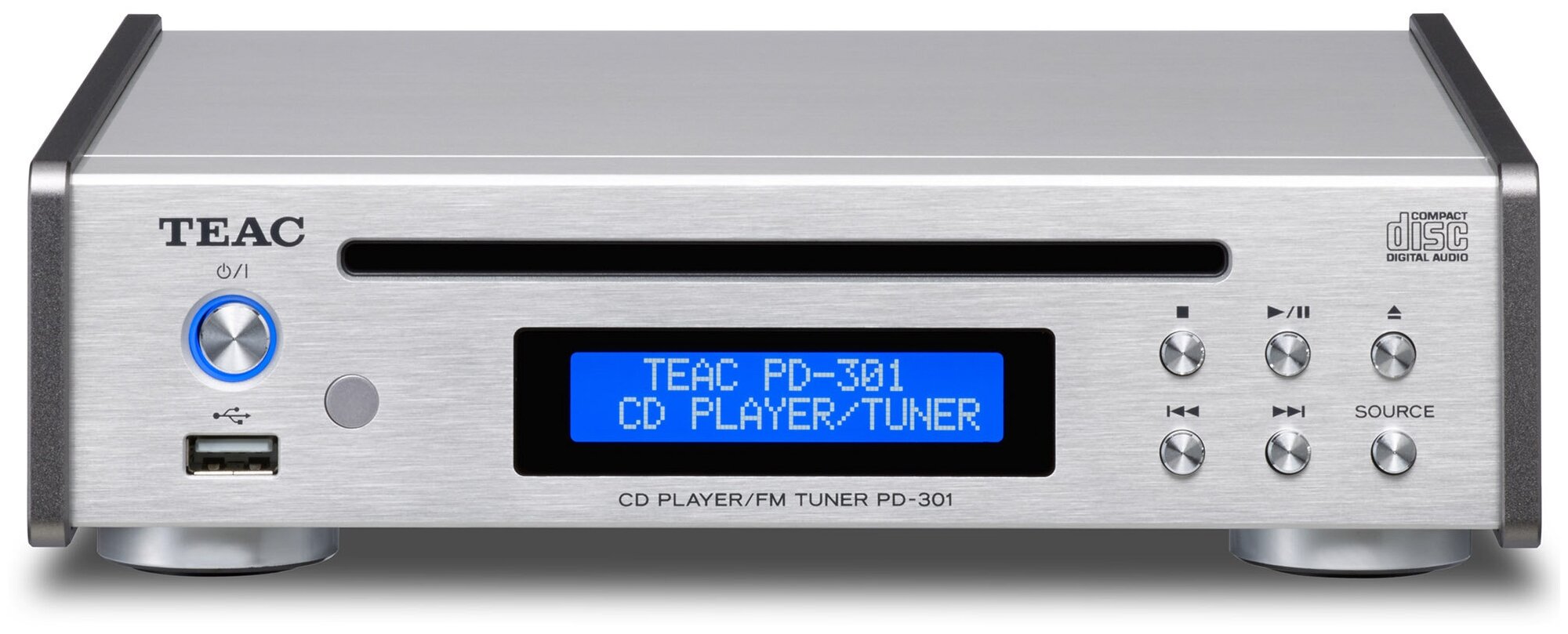 CD-ресивер TEAC PD-301 серебристый