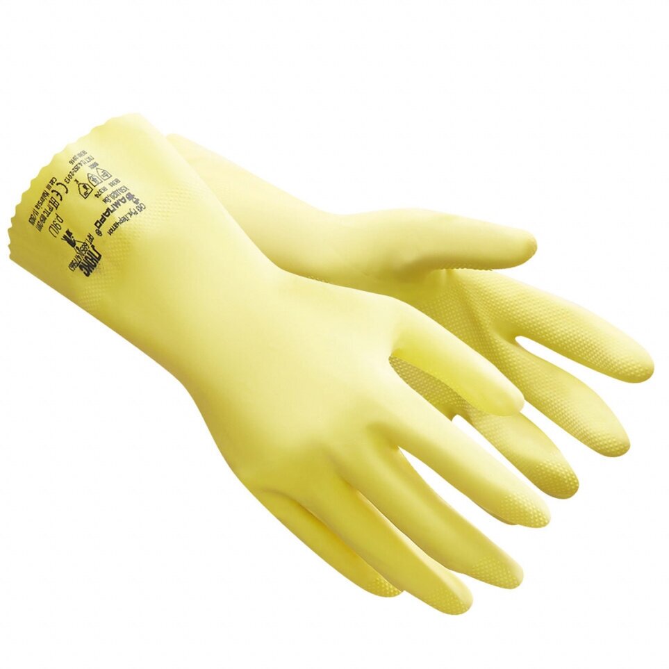фото Латексные химостойкие перчатки Ампаро Люкс