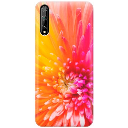 фото Силиконовый чехол на huawei y8p / honor 30i / хуавей у8р / хонор 30ай с принтом "розовая хризантема" gosso