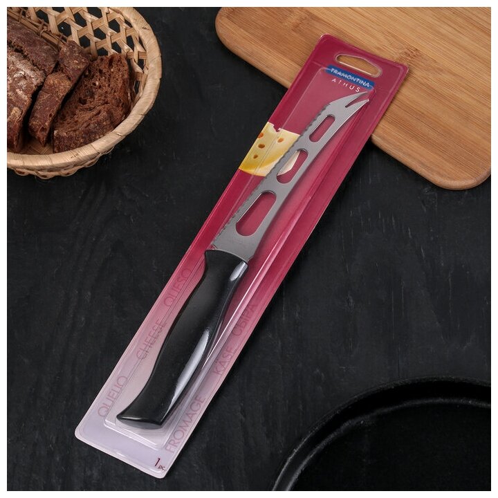 Нож для сыра Tramontina Athus, лезвие 15 см, сталь AISI 420 - фотография № 4