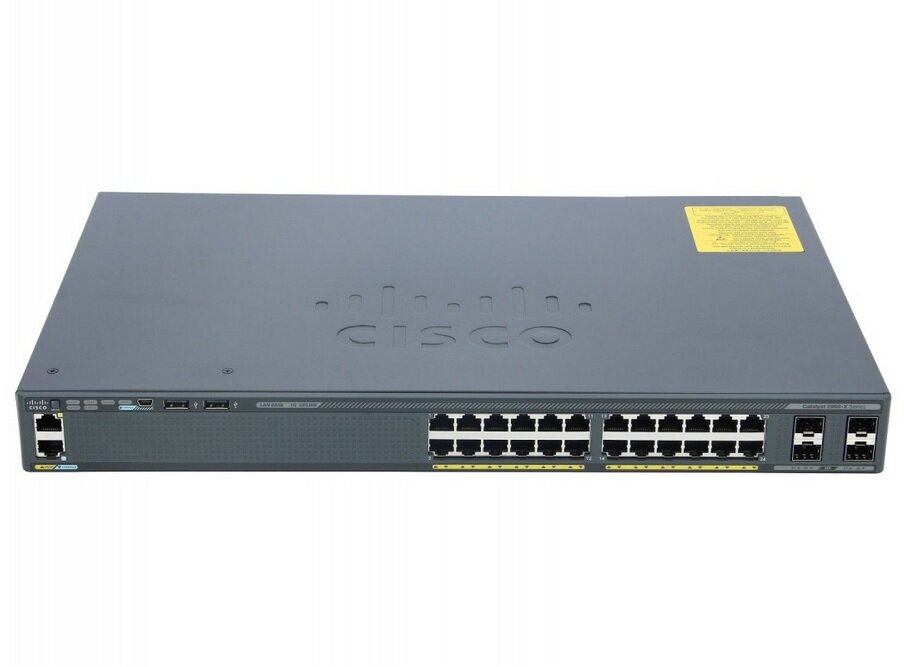 Коммутатор Cisco WS-C2960X-24TS-L + модуль C2960X-stack