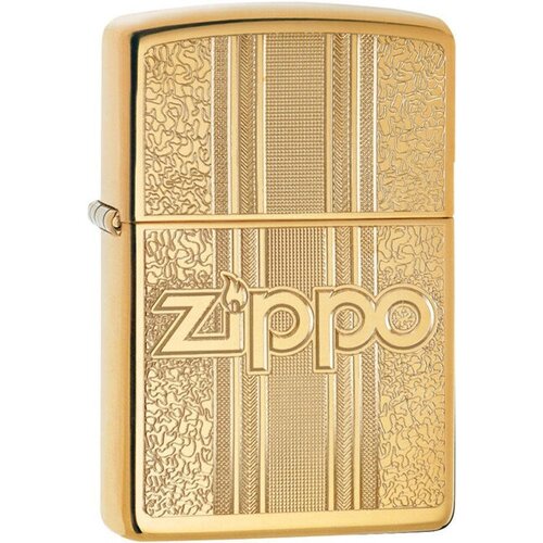 Зажигалка Zippo 29677 Бензиновая Pattern Design High Polish Brass