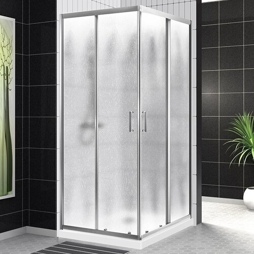 Душевой уголок BelBagno Uno UNO-195-A-2-90-CH-CR стекло рифленое душевой уголок belbagno uno uno 195 a 2 90 ch cr стекло рифленое