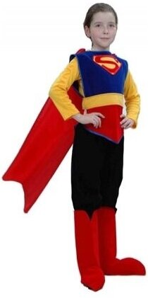 Костюмы маскарадные "Супермен", размер 40, рост 158 см