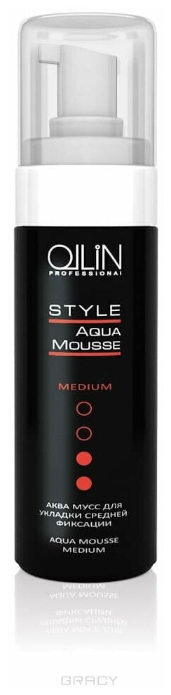 Ollin Professional Аквамусс для укладки средней фиксации Aqua Mousse Medium 150 мл (Ollin Professional, ) - фото №7