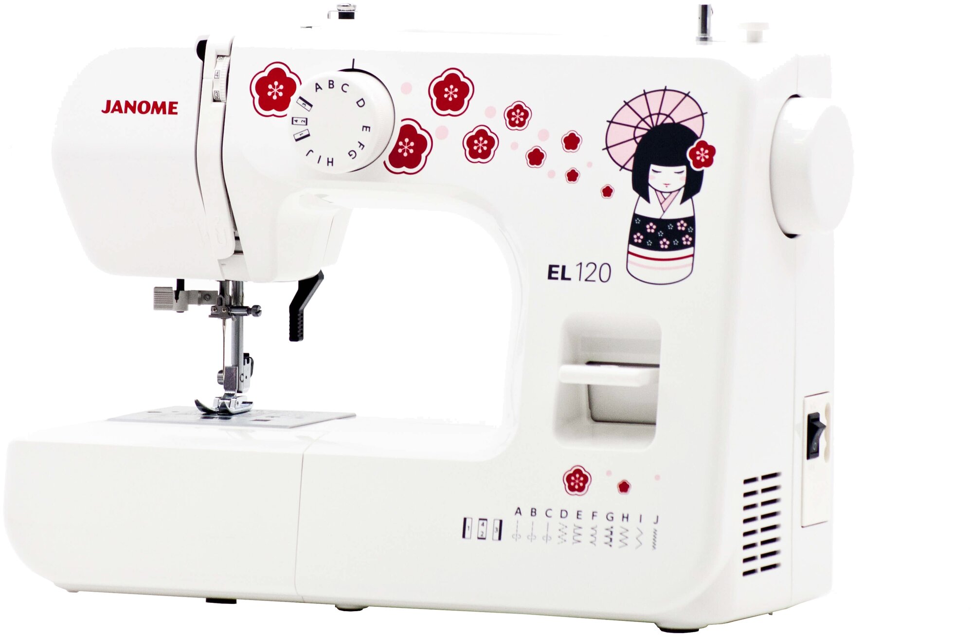 Швейная машина Janome EL-120 - фотография № 3