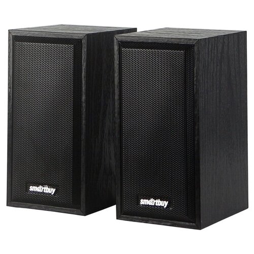 Колонки Smartbuy ONE 23W деревянный корпус питание от USB черный 137400₽